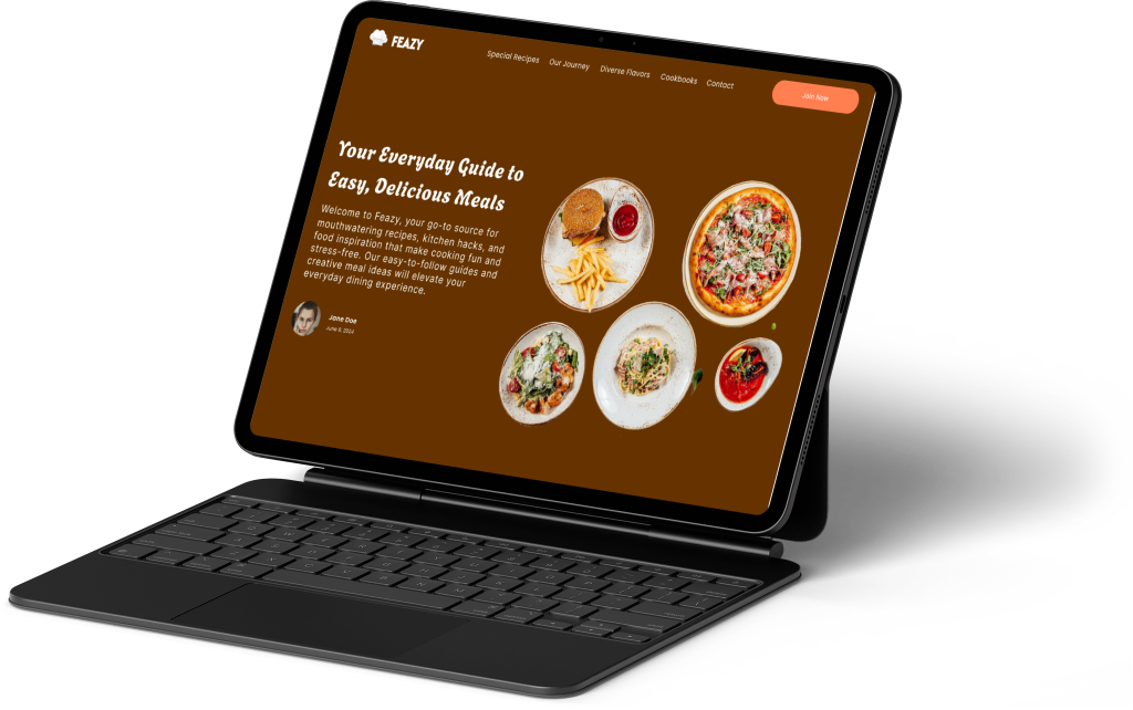 iPad Pro mockup 13-inch left
